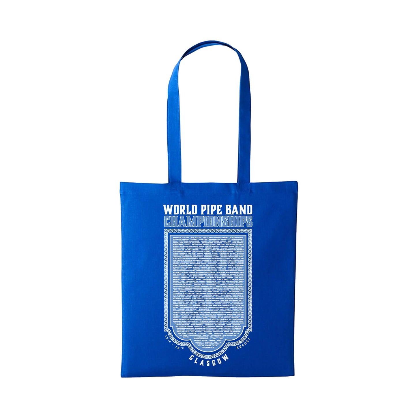 World Pipe Band Championships Cotton Shopper | Royal Blue | RSPBA