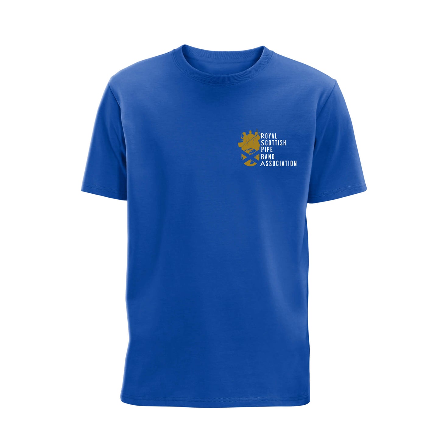 2024 The World Pipe Band Championships Bands T-Shirt - Royal Blue - Front View