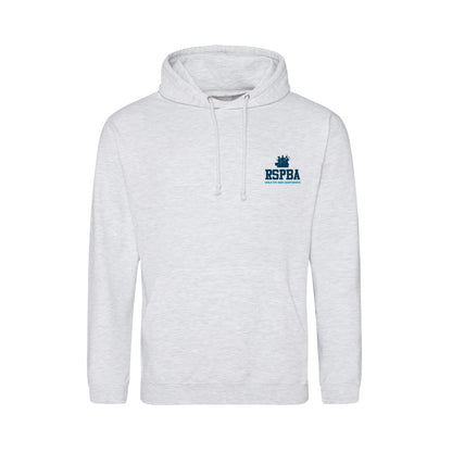 Front view of 2026 World Pipe Band Championships Hoodie with logo on left chest