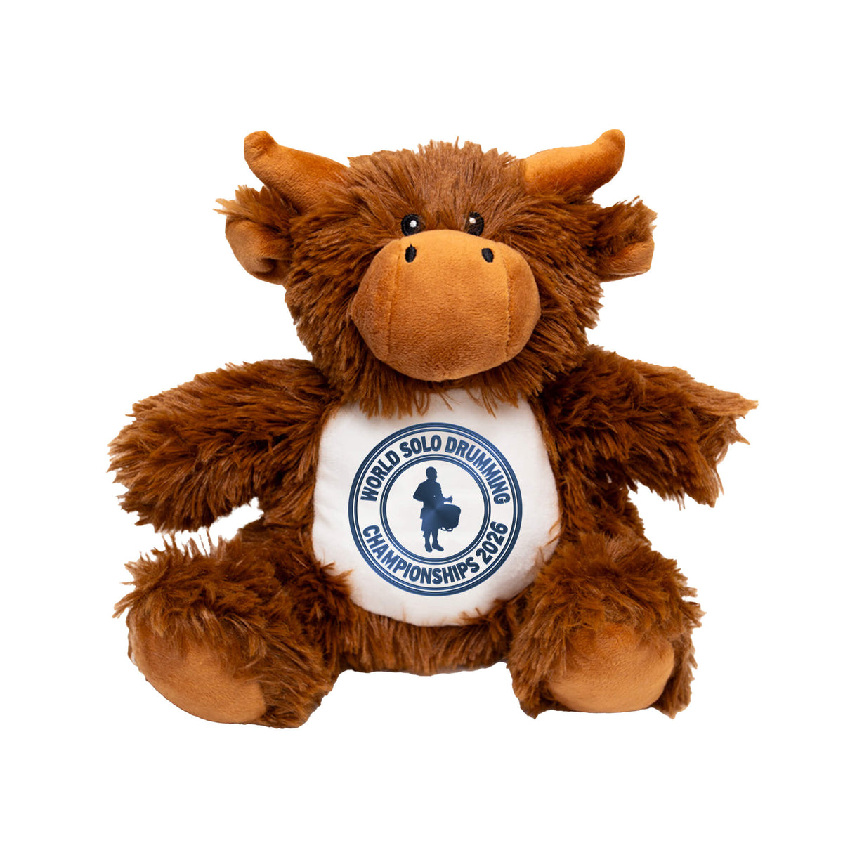 World Solo Drumming Championships Plush Highland Coo